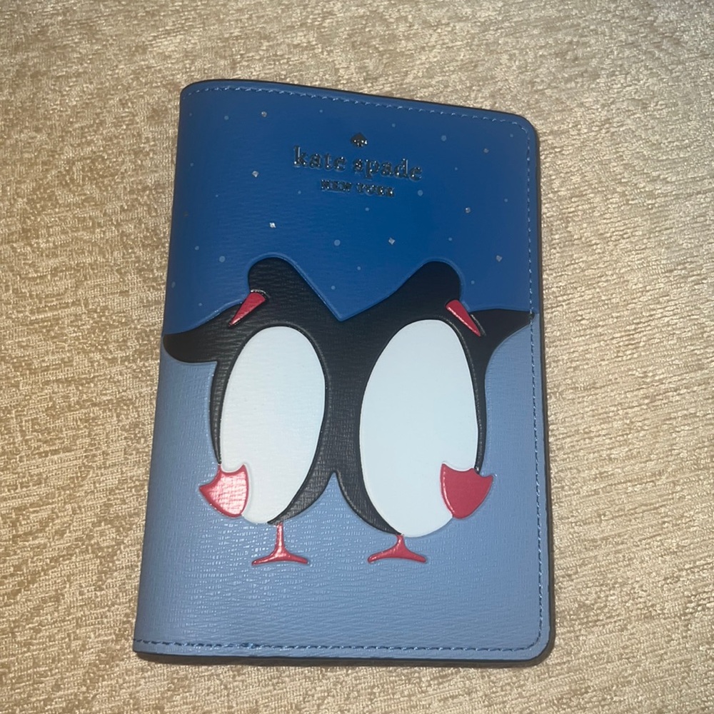 Kate Spade Arctic Friends Passport Holder